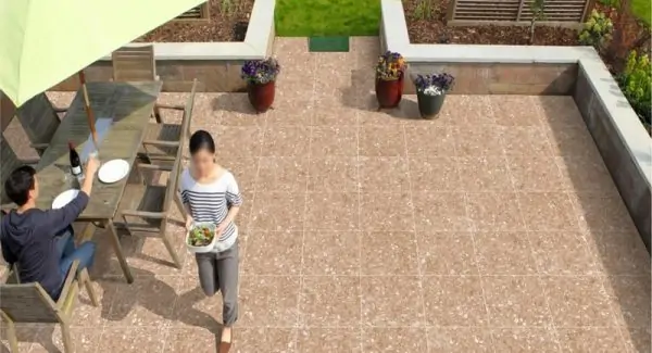 outdoor porcelain tiles