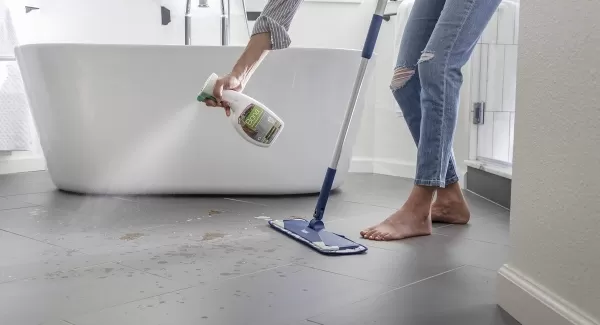 Food Stains on floor tiles