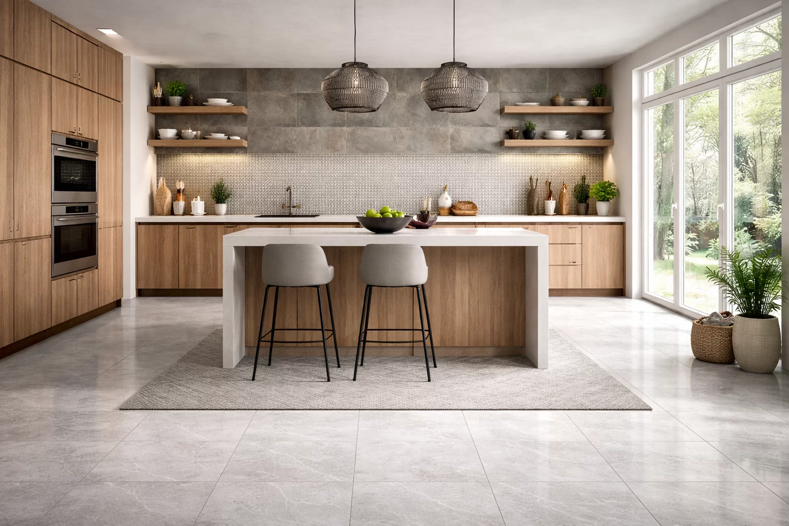Best Kitchen Floor Tiles Design for Modern & Functional Kitchens 2026 ...