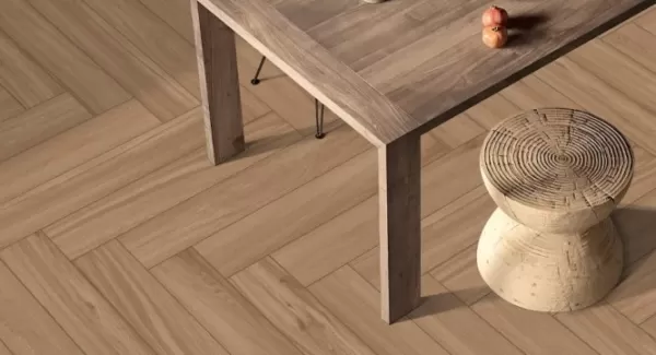Wooden Tiles for Floor: 15 Stylish Designs for Modern Homes Panvel Brown wooden floor tiles